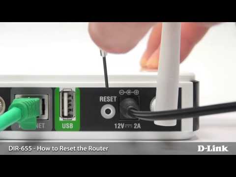 how to reset d'link camera