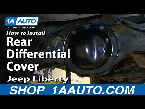 How To Install Replace Rear Differential Cover 2002-07 Jeep Liberty
