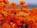 Voor ik vergeet - Lenette van Dongen