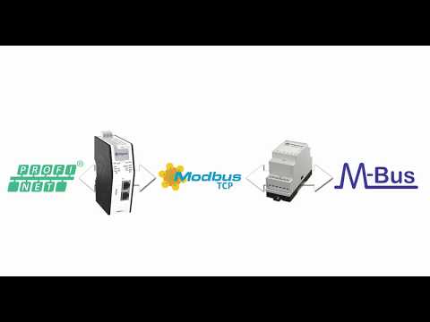 Подключение датчиков с интерфейсом M-Bus к сети PROFINET IO (Siemens TIA Portal)