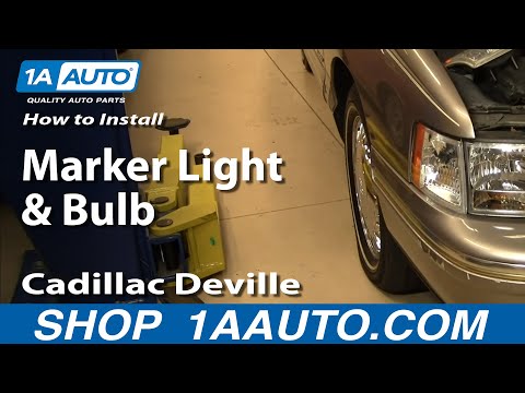 How To Install Replace Side Marker Light and Bulb Cadillac Deville 97-99 1AAuto.com