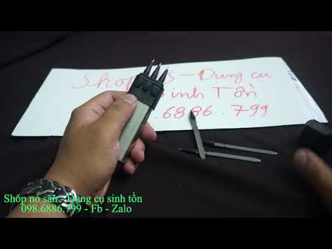 Review phi tiêu mini tự vệ - Nỏ săn Việt Nam