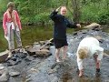 Pootje baden ...