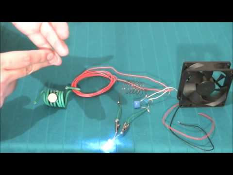 energia - Como gerar energia infinita a partir de uma bobina pequena e ímãs redondos de neodímio! Sem truque de fio escondido por baixo, sem truque de imagem! Free Ene...