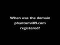 Phantom409 stole his name