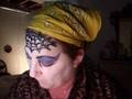 Face Painting Black Widow Spider