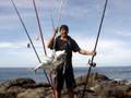 Taz's Fish #5 Kagami Ulua gaffed (vid2)