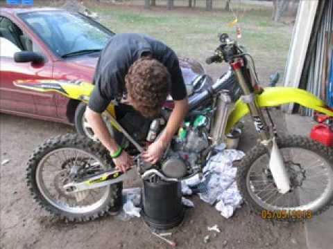 how to rebuild a rm 125 engine
