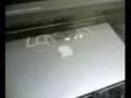 Laser etching a Powerbook