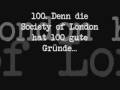 Society of London- 100 (mehr oder weniger) Gute Gründe
