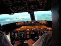 Boeing 737 Landing in Vienna Cockpitview