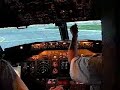 Boeing 737 Landing in Vienna Cockpitview