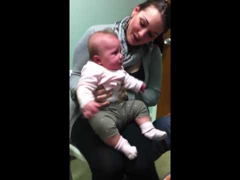 Tarynn Gets Her Ears Pierced