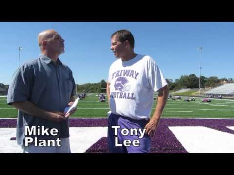 the Daily Record - The Daily Record sports editor Aaron Dorksen interviews Triway High School football captain Cal Huffman and sports writer Mike Plant interviews Triway head c...