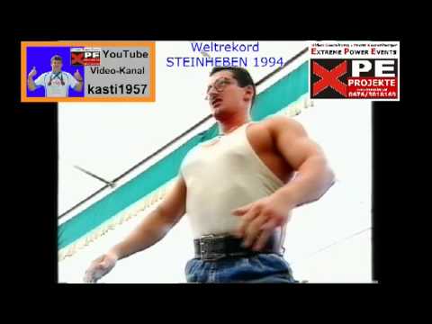 SEINHEBEN 1994 WELTREKORD 750kg 3,0cm