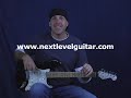 Guitar lesson rock blues lick of the week series pedal tone liks or pivot riffs on Fender strat