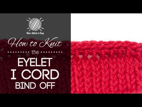 how to bind off i cord