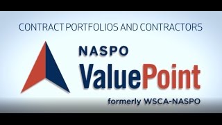 NASPO ValuePoint Contract Portfolios and Contractors
