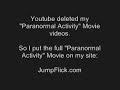 Paranormal Activity - Part 1 of 12 **[Movie]***
