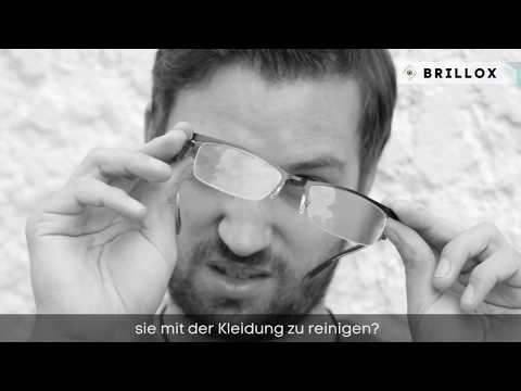 Brille putzen - Brille reinigen - Brille richtig reinigen – Brillenreiniger von BRILLOX.