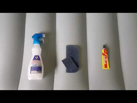 video-linktoworks-Finding hole in air bed and repairing in 2minutes!! - YouTube