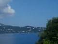 Cruise passing nearby Ksamil, Albania
