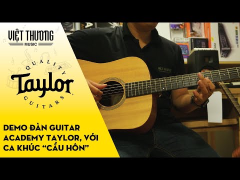 Demo đàn guitar Taylor Academy với ca khúc Cầu Hôn
