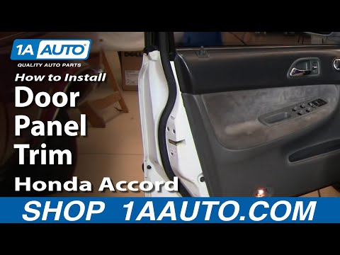 How To Install Replace Door Panel Trim Honda Accord 94-97 Front 1AAuto.com
