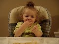 M & J eating noodles M & J eating noodles