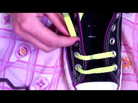 how to fasten converse laces