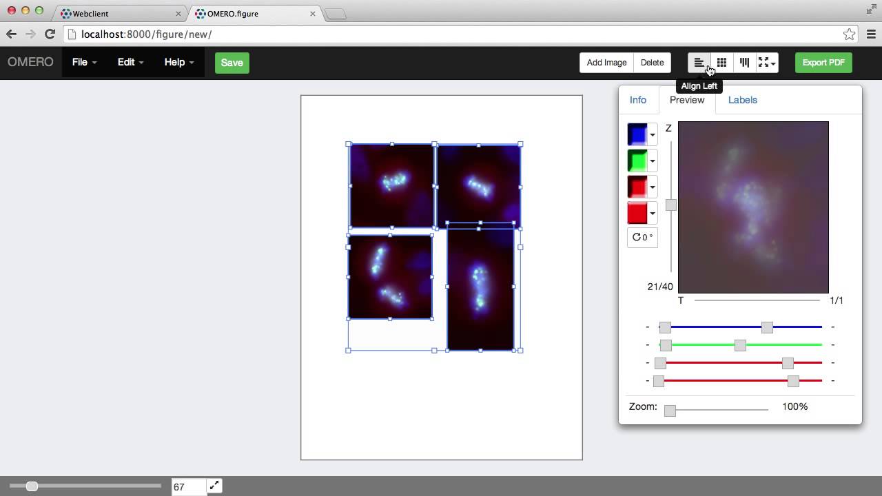 OMERO.figure: Getting started