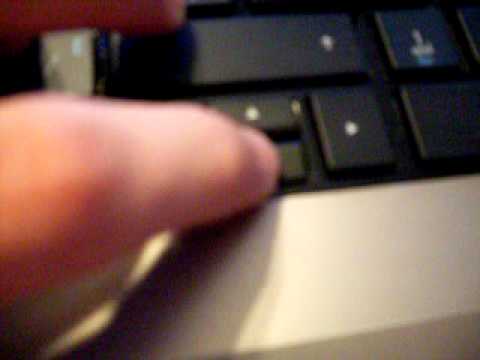 how to snap a key back on a hp laptop