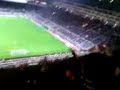 newcastle 1-2 tottenham yids singin loud and jamie o'haras goal