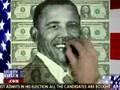 Barack Obama -Drawn on Money - President Election Portrait