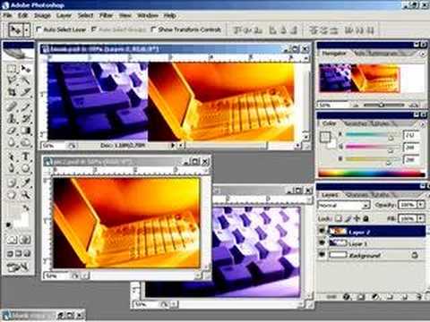 Blend Two Photos Together in PhotoShop - Using Mask