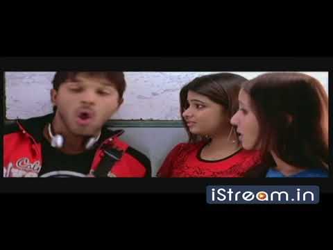 happy - Bunny (Allu Arjun) is a happy-go-lucky guy. He delivers pizza for a living. He comes across Madhumathi (Genelia), a medico, who is pursuing studies against heavy odds as her father is an obscuranti...