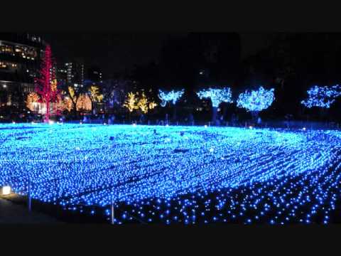Espectáculo navideño: luces de colores decoran las calles de Tokio