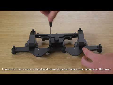 DJI Matrice 210 - Mounting the Dual Downward Gimbal