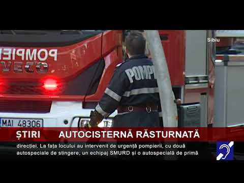 Autocisternă răsturnată