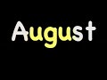 Learn English -the Months of the Year