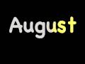 Learn English -the Months of the Year