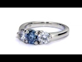 Blue Diamond Ring, Takara Lab Grown