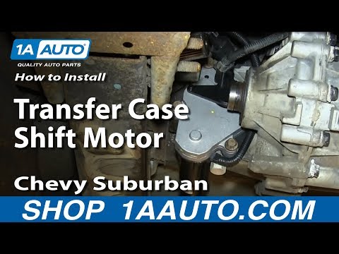 How To Install Replace Transfer Case Shift Motor 2000-06 Chevy Suburban Tahoe GMC Yukon