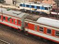 Southbound Chinese railway DF4B 2603 haul passenger train