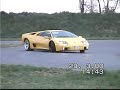 derrape de un lamborghini