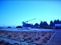 Helicoptero de conaf aterrizando