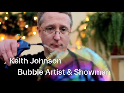 Bubbles - Keith Johnson's BUBBLEOOGY is a touring performance exploring the secret world of bubbles. Featuring state of the art bubble art and interactive educational ...