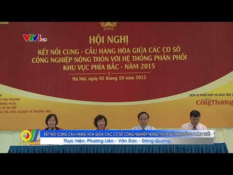Kết nối cung cầu hàng hóa giữa các cơ sở công nghiệp nông thôn với hệ thống phân phối 
