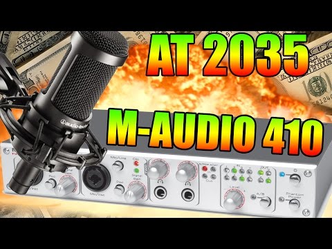 UNBOXING И ОБЗОР ♕ Микрофон AT 2035 и Звуковая карта M-Audio 410 firewire UNBOXING И ОБЗОР ♕ Микрофон AT 2035 и Звуковая карта M-Audio 410 firewire