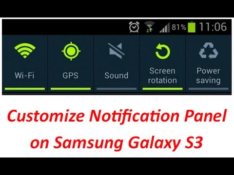 how to control notifications on samsung galaxy s3